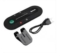 Kit manos libres para coche con altavoz Bluetooth y clip para visera solar