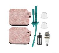 Kit Mantenimiento BG55 BG85 con Filtro Aire Línea Combustible para Sopladora para hojas Repuesto 4229-124-1500 para accesorios Jardín 7 Piezas