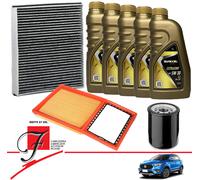 Kit Mantenimiento MG ZS SUV 1.5 VTi 3 Filtros + 5 LT Aceite 5W30