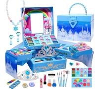 Kit Maquillaje - Set Cosméticos Lavables, Colección de Juegos de Belleza Infantil con Pinceles y Brillo de Labios, Juego de Rol de Expresión Creativa, Ideal para Niñas, ADO