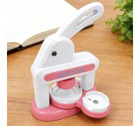 Kit Máquina para Hacer Pins - Herramienta para Crear Chapas y Desarrollo de Habilidades Motoras - Máquina para Botones y Pines | para Proyectos de Bricolaje y Decoración en Actividades Familiares