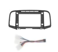 Kit Marco Radio Coche 9 Pulgadas Panel Estéreo Tablero CD Instalación Soporte Control Central para Toyota para VENZA 2008-2015 POMPOMPUR(Fascia and Cable)