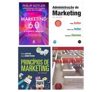 Kit Marketing 6.0 + Administração + Princípios + Estratégia de marketing