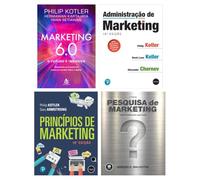 Kit Marketing 6.0 + Administração + Princípios + Pesquisa de Marketing