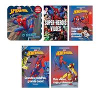 Kit Marvel minhas 1 historias - homem aranha + O Grande Livro + 3 livros