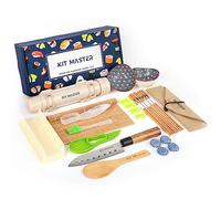 Kit Master Kit de fabricación de sushi en casa para principiantes y profesionales, juego todo en uno, fácil de usar, promueve una alimentación saludable y regalos perfectos para personas que aman