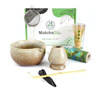 Kit Matcha Completo 7 Piezas con Cuenco Cerámica | Set Té Matcha