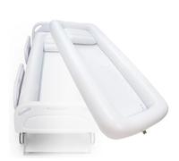 Kit Médico de Bañera y Ducha de Cabecera de PVC: Una Bañera Portátil Junto a la Cama Adecuada for Personas Mayores, Discapacitadas, Encamadas y Pacientes Postoperatorios