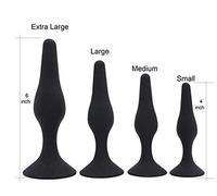 Kit médico de Enchufe de Silicona para Principiantes de Silicona Impermeable Àn-âl B-û-TT para Hombres y Mujeres, 4 Piezas, 4 tamaños