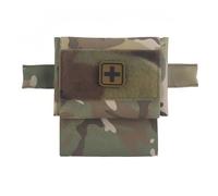 Kit médico táctico 1FAK, kit de t.rauma compacto, compatible con cinturón MOLLE, botiquín de primeros auxilios con soporte para t0rniquete para caza con airsoft (CP)