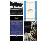 Kit Meditações + Sobre a brevidade + Manual + Manual de estoicismo