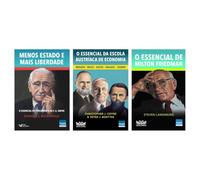 Kit Menos Estado Mais + O essencial da Escola + O essencial de Milton