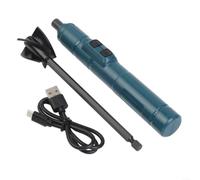Kit mezclador eléctrico de resina con 4 barras de mezcla para pintura de pegamento epoxi y pigmento mezclando herramienta agitadora automática de mano color negro