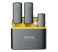 Kit Micrófonos Karma Vlogger Plus Black Y Yellow
