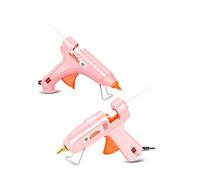 Kit Mini Pistola de Silicona 150W, ¡Da Rienda Suelta a tu Creatividad en Minutos! Pistola de Pegamento Rosa de Calentamiento Rápido con Barras para Manualidades, Reparaciones Rápidas