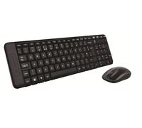 KIT MK220 TASTIERA + MOUSE WIRELESS NERA (920-003721)