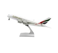 Kit Modelo a Escala 1/240 avión A380 Resina fundida a presión de 30cm con Ruedas para exhibición estática Coleccionable Juego de Pasatiempos en Miniatura