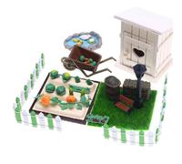 Kit modelo agrícola - verduras en miniatura, juego de juguetes educativos | simulación modelo de campo agrícola, para el aprendizaje de los niños, kit de muñecas de escenas de verduras para el sv