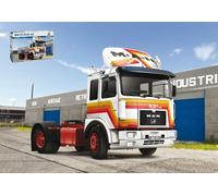 KIT MODELO DE CAMIÓN ESTÁTICO ITALERI MAN F8 19.321 4X2 MODELISMO ESCALA 1:24