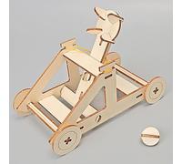 Kit modelo de madera - de mesa trabucco - educativo tirachinas lanzapietres, kit científico para proyectos de tallo, juego de mesa