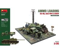 KIT MODELO MILITAR ESTÁTICO MINIARTE CARGA DE MUNICIÓN SU-85 GAZ-MM CREW SET ...