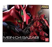 Kit Modelo Plástico BANDAI RG 1/144 MSN-04 SAZABI Gundam CCA NUEVO de Japón