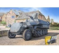 KIT MODELO VEHÍCULO MILITAR TANQUE ITALERI SD.KFZ.251/10 ESCALA 1/72