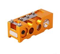 Kit moldeador de punta de taco 16 en 1 para billar con múltiples funciones para pulir y dar forma a las puntas de taco para una mejor experiencia de juego (dorado)