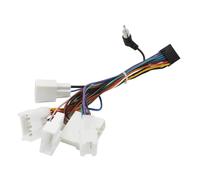 Kit Molduras Panel Tablero Estéreo Marco Fascia Radio 7 X 10 Pulgadas para Citroen C1 2005 2006 2007 2008 2009 2010 2011 2012 2013 2014 Panel(Cable)