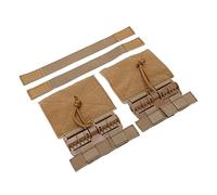 Kit MOLLE De Liberación Rápida, Juego De Hebillas De Liberación Rápida Material De Nailon Durable Resistente para Chaleco JPC 6094(Barro de Color)