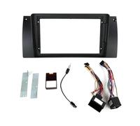 Kit Montaje Autoradio Kit De Panel para Marco Bisel Radio Coche para X5 (E39) 1999-2006 Caja Protocolo CANBUS Cable Multimedia 9 Pulgadas