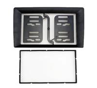 Kit Montaje Autoradio Marco De Radio para Consola Central Coche, 2 DIN Fascias 9 Pulgadas, 10 A 7, para Reproductor Multimedia Universal, DVD, Salpicadero