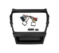 Kit Montaje Autoradio para Hyundai para IX45 para Santa FE 2013-2018 9,7/9 Pulgadas Marco DVD Coche Audio Dash Trim Kits Facia Radio 2 DIN Marco Radio Adaptador(Frame-Cord canbus-9)