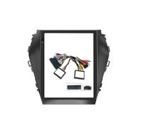 Kit Montaje Autoradio para Hyundai para IX45 para Santa FE 2013-2018 9,7/9 Pulgadas Marco DVD Coche Audio Dash Trim Kits Facia Radio 2 DIN Marco Radio Adaptador(Frame- canbus-9.7)