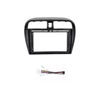 Kit Montaje Radio Coche Panel Vídeo Reproductor Audio Tablero Marco 2 DIN para Mitsubishi para Attrage para Mirage 2012-2016 Accesorios Coche