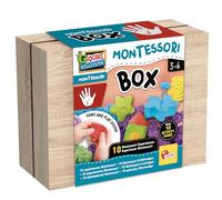 Lisciani - Montessori Box : Tacto - Kit Sensorial de Tacto para Niños desde 3 Años - Descubrimiento de Texturas - Estimula el Sentido del Tacto - Despertar Sensorial - Enfoque Montessori