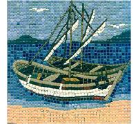 kit mosaico DIY manualidades, 20x20cm Barca