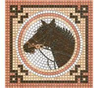 kit mosaico DIY manualidades, 20x20cm Caballo