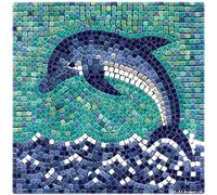 kit mosaico DIY manualidades, 20x20cm Delfin