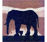 kit mosaico DIY manualidades, 20x20cm Elefante