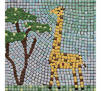 kit mosaico DIY manualidades, 20x20cm Girafe
