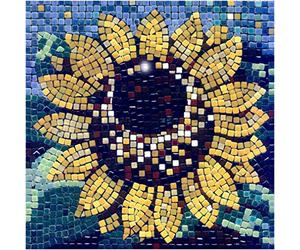 kit mosaico DIY manualidades, 20x20cm Girasol