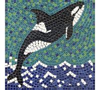 kit mosaico DIY manualidades, 20x20cm Orca