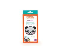 Kit Mosaico Panda Diamond - Semilla Creativa - Niño - Rojo - 6 años - Blanco