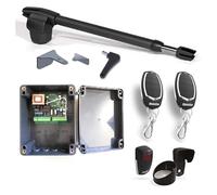 Kit Motor de Brazo Motorline Lince 400 para Puerta batiente de 1 Hoja hasta 3m. Kit Completo motorización Cancela 1 Hoja Calidad Profesional Cuadro fotocelula Espejo 2 mandos (Lado Izquierdo)