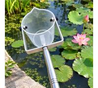 Kit Muestreo Agua Acero Inoxidable Con Poste TelescóPico Vaso Muestra PláStico Giratorio 360°Muestreador Agua LíQuida Ambiental para Pruebas Estanques RíOs Y Lagos 500ml 1.17-4m/3.84-13ft