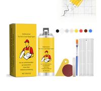 Kit multifuncional para reparar grietas en baldosas y piedras,Kit para reparar baldosas de cerámica,Kit para reparar porcelana,Kit para reparar baldosas de granito y mármol (1 SET)