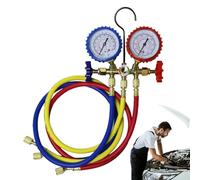 Kit Múltiple - Manguera De Carga De Freón, Diagnóstico De Aire Acondicionado | Dispositivo De Medición De Múltiples Gases, Monitor De Línea De Enfriamiento Compacto, Sintonizador De Clima Automotriz P