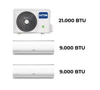 Kit Multisplit HTW (2x1) - 21000 BTU IX41B2R32 (2x 9000BTU IX21D5)