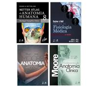 Kit Netter Atlas de Anatomia Humana + Fundamentos de Anatomia + 2 livros